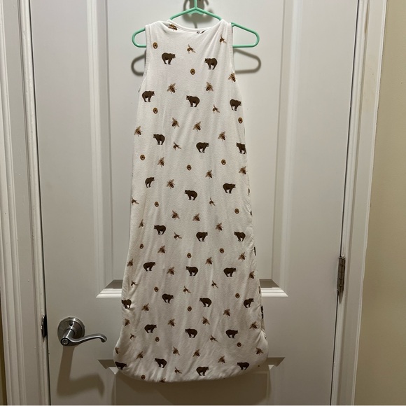 Kyte BABY White Sleep Sack with Brown Bear Print - Picture 5 of 5